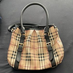 Burberry Haymarket Small Northfield Tote Purse